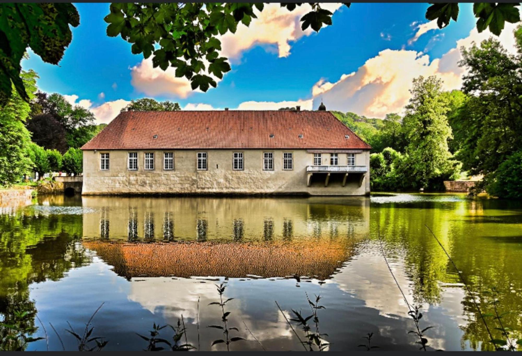 Ferienwohnung Gruener Weg Mit Grillplatz Tecklenburg Exterior foto